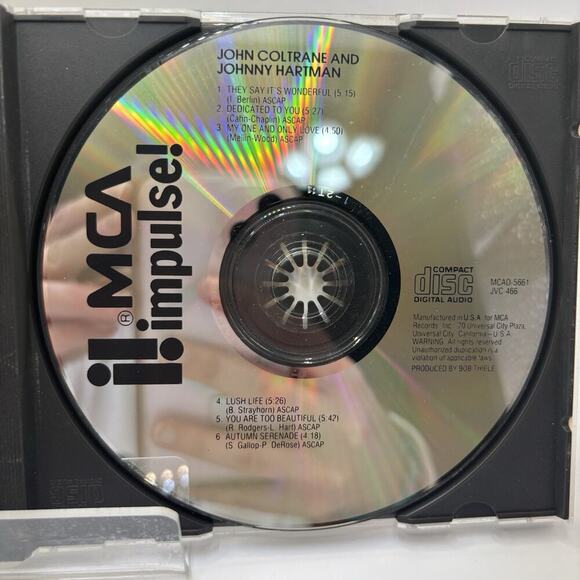 John Coltrane And Johnny Hartman Cd - Picture 4 of 5